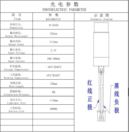 水平仪激光模组